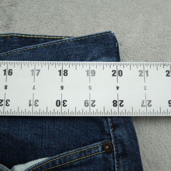 Levi's 514 Jeans Mens Size 40x30 Blue Classic Straight Denim Pants Dark Wash - Picture 2 of 16